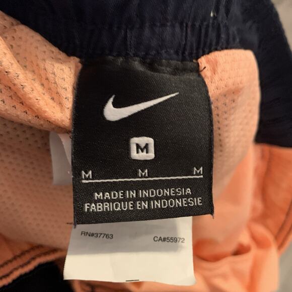 NIKE Shorts Mens Medium Rift Vital Quick Dry 9" Swim Trunks Hyper Orange Black - Picture 2 of 7